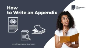 how to write an appendix